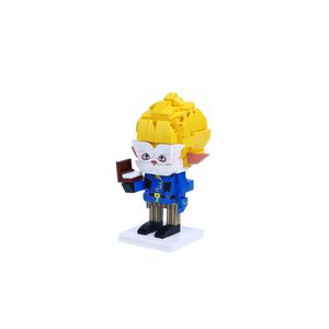 Pointy-Eared Sword Explorer custom brick figure, right-side view