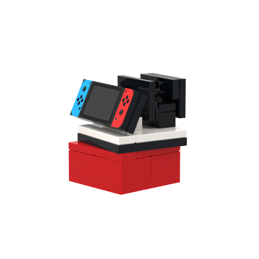 Portable Game Console With Base brick scene accessory, detail view 2