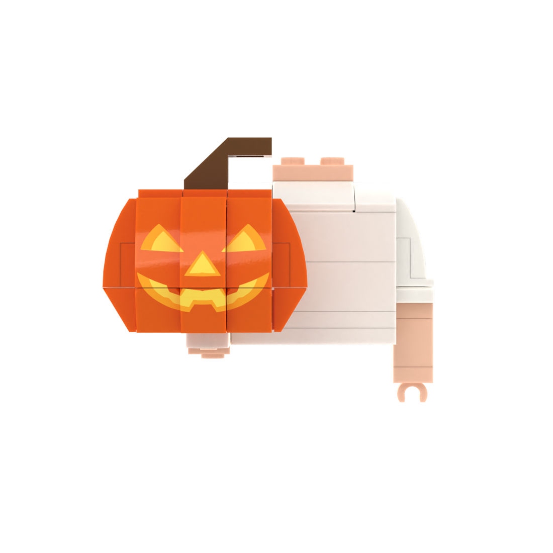 Pumpkin Lantern brick figure accessory, main product view