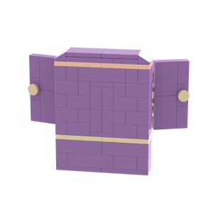 Purple Double-door Storage Cabinet brick scene accessory, detail view 1