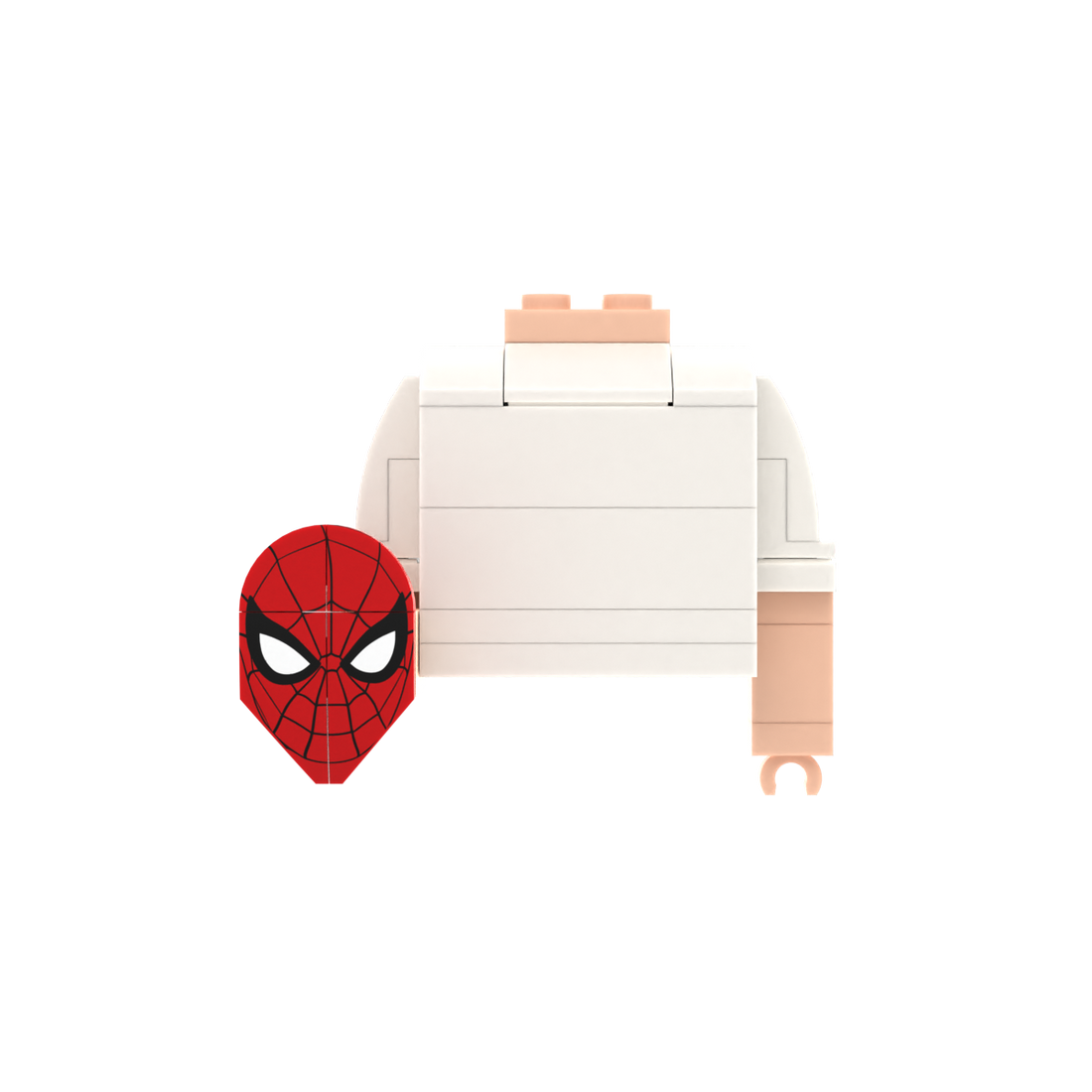 Red Mask brick figure accessory, main product view