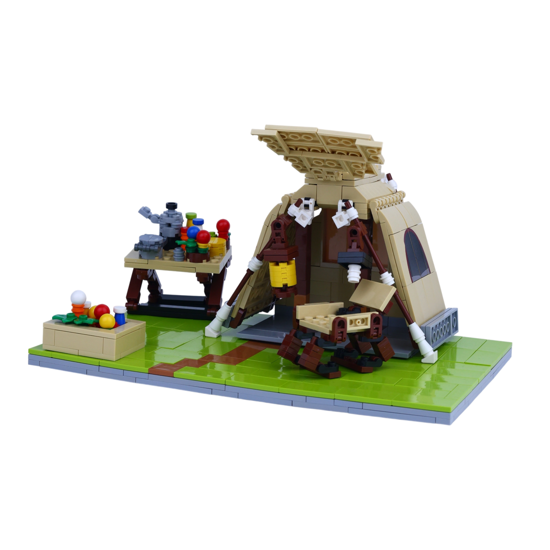 Campfire Cuddles custom brick figure