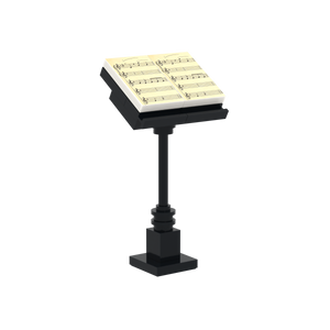 Sheet Music Stand brick scene accessory, right-side view