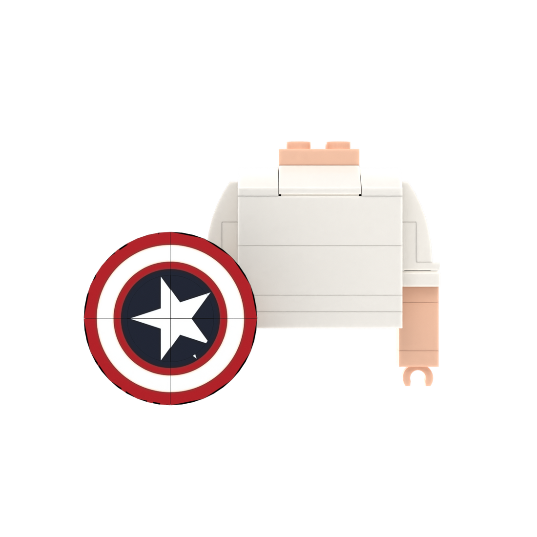 Shield brick figure accessory, main product view