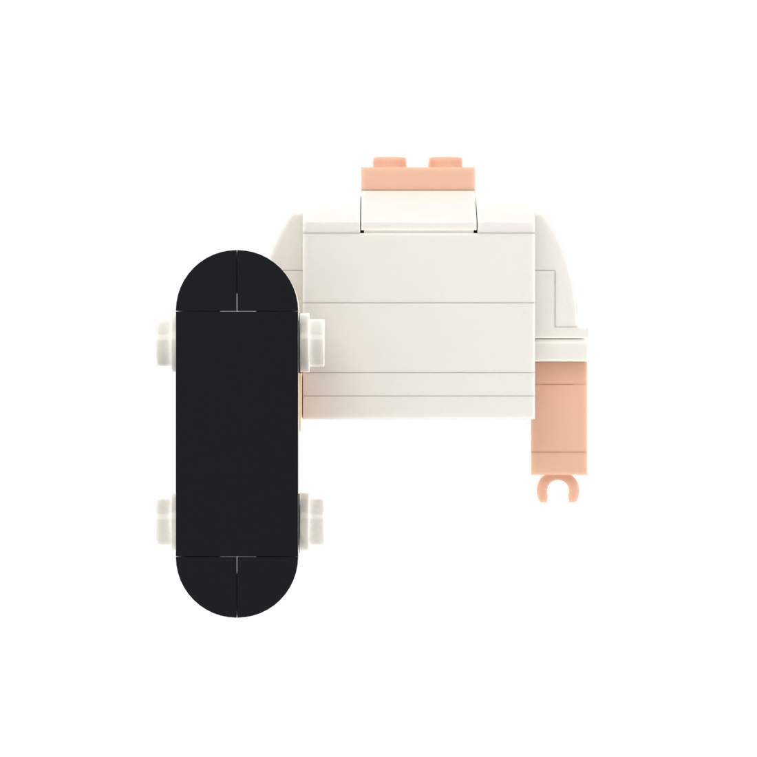 Skateboard brick figure accessory, main product view