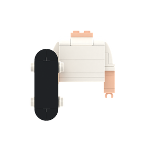 Skateboard brick figure accessory, main product view