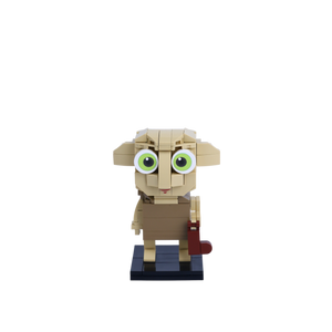 Small-Eared Helper custom brick figure, main product view