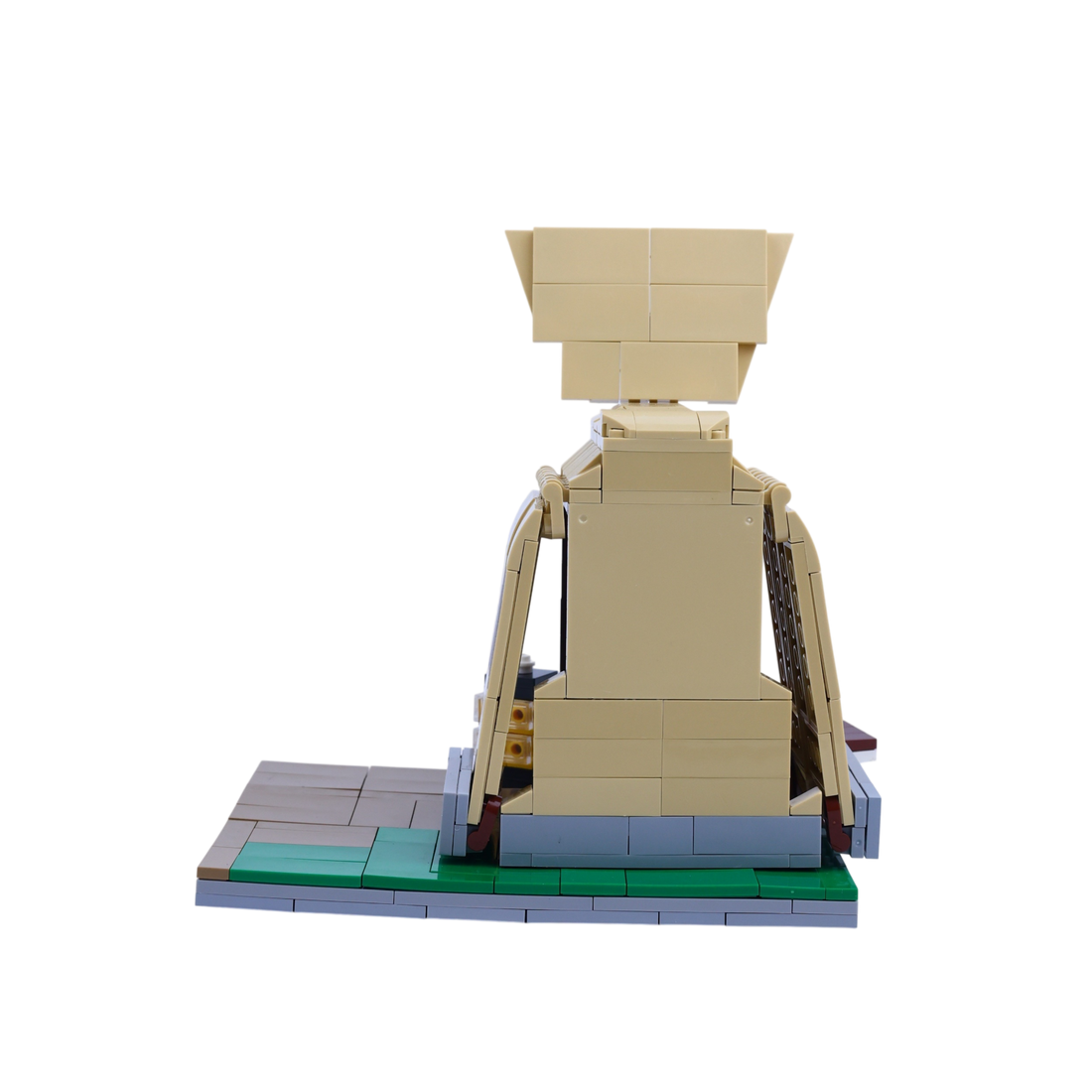 Solo Explorer brick scene, back view