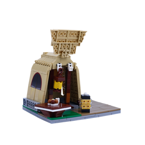 Solo Explorer brick scene, left view