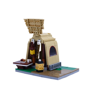 Solo Explorer brick scene, right view