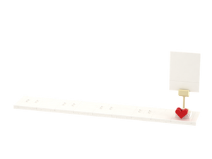 Standard Base with photo Frame brick scene, back view