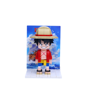 Straw-Hat Sea Voyager custom brick figure, main product view