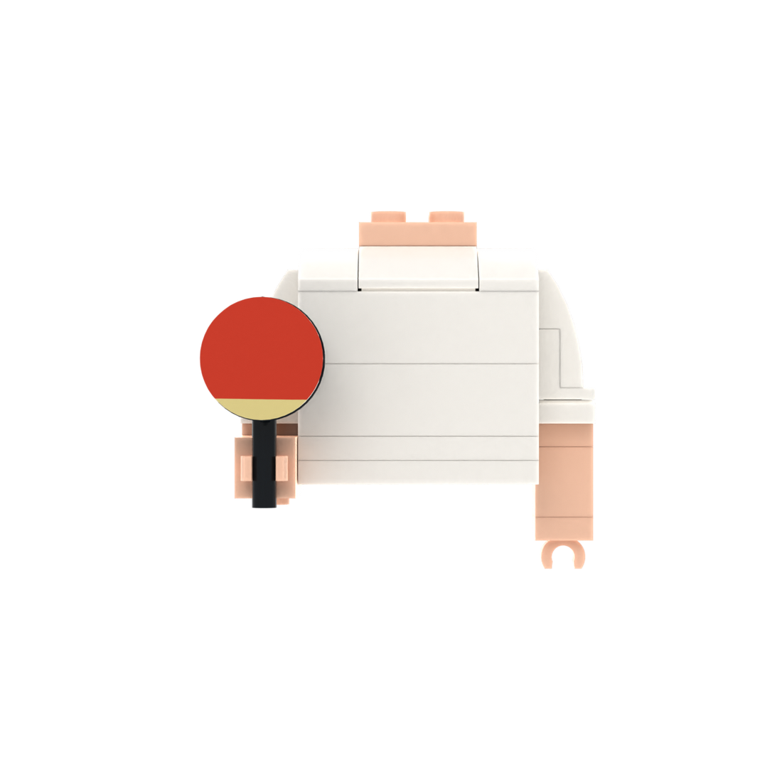Table Tennis Paddle brick figure accessory, main product view