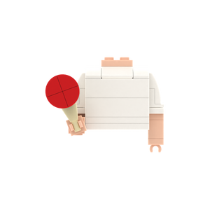 Table Tennis Paddle Design 2 brick figure accessory, main product view