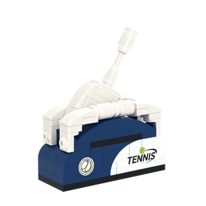 Tennis Ball Launcher brick scene accessory, right-side view
