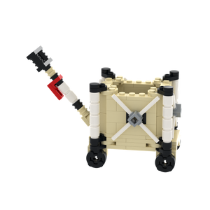 Trolley brick scene accessory, detail view 1