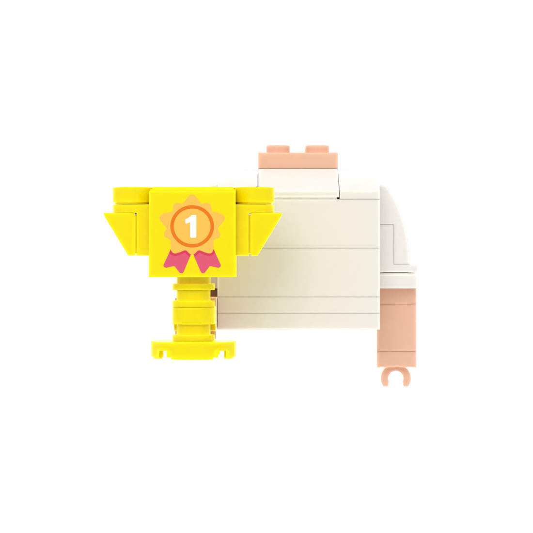 Trophy brick figure accessory, main product view