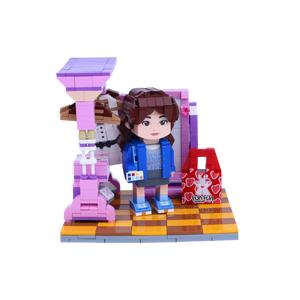 Walk-in Closet brick scene, lifestyle view
