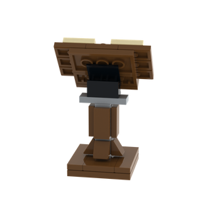 Wedding Lectern brick scene accessory, detail view 1