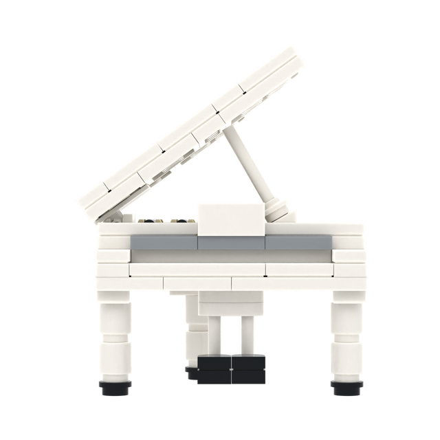 White Grand Piano